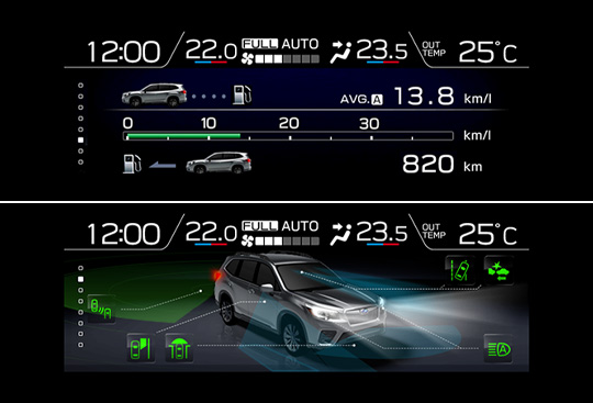 Front and Side View Monitors